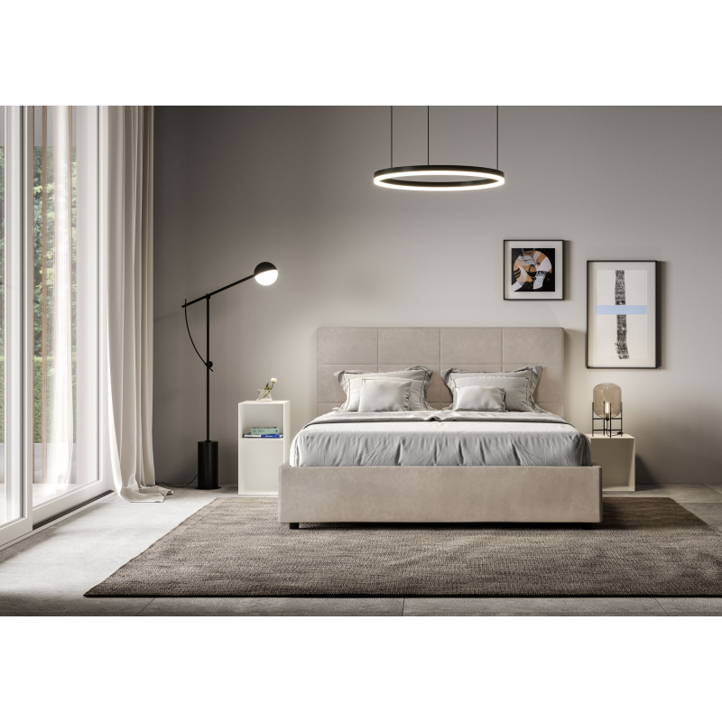 Letto imbottito Matrimoniale 160x190 cm Mika