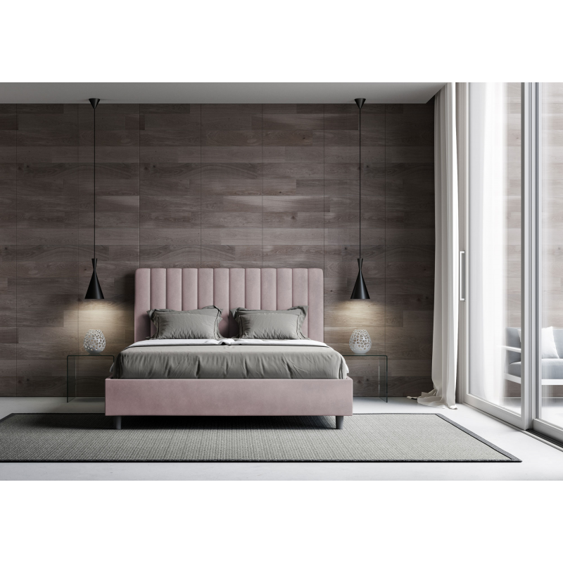 Letto imbottito Matrimoniale 160x200 cm Agueda