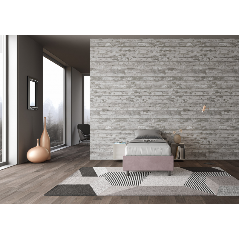 Letto Sommier imbottito Singolo 80x210 cm Azelia