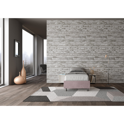 Letto Sommier imbottito Singolo 80x210 cm Azelia