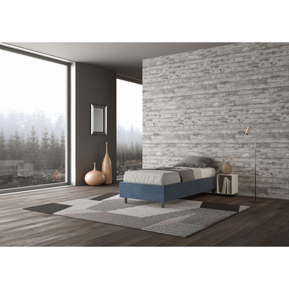 Letto Sommier imbottito Singolo 80x190 cm Azelia
