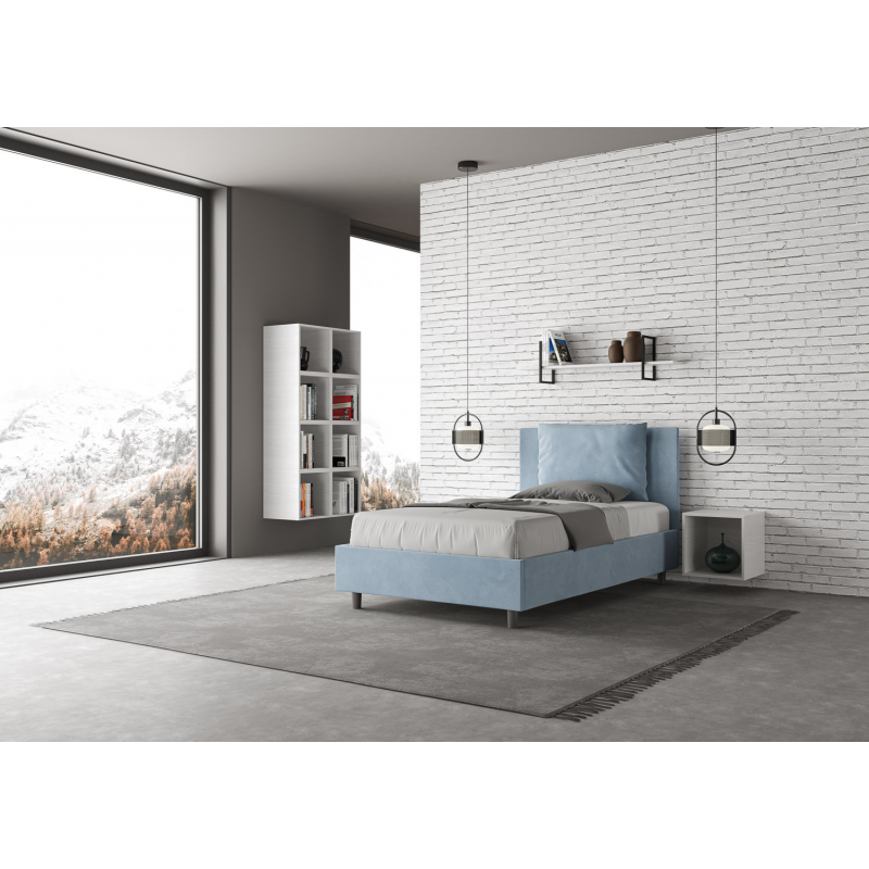 Letto imbottito 1 piazza e mezza 120x210 cm Antea