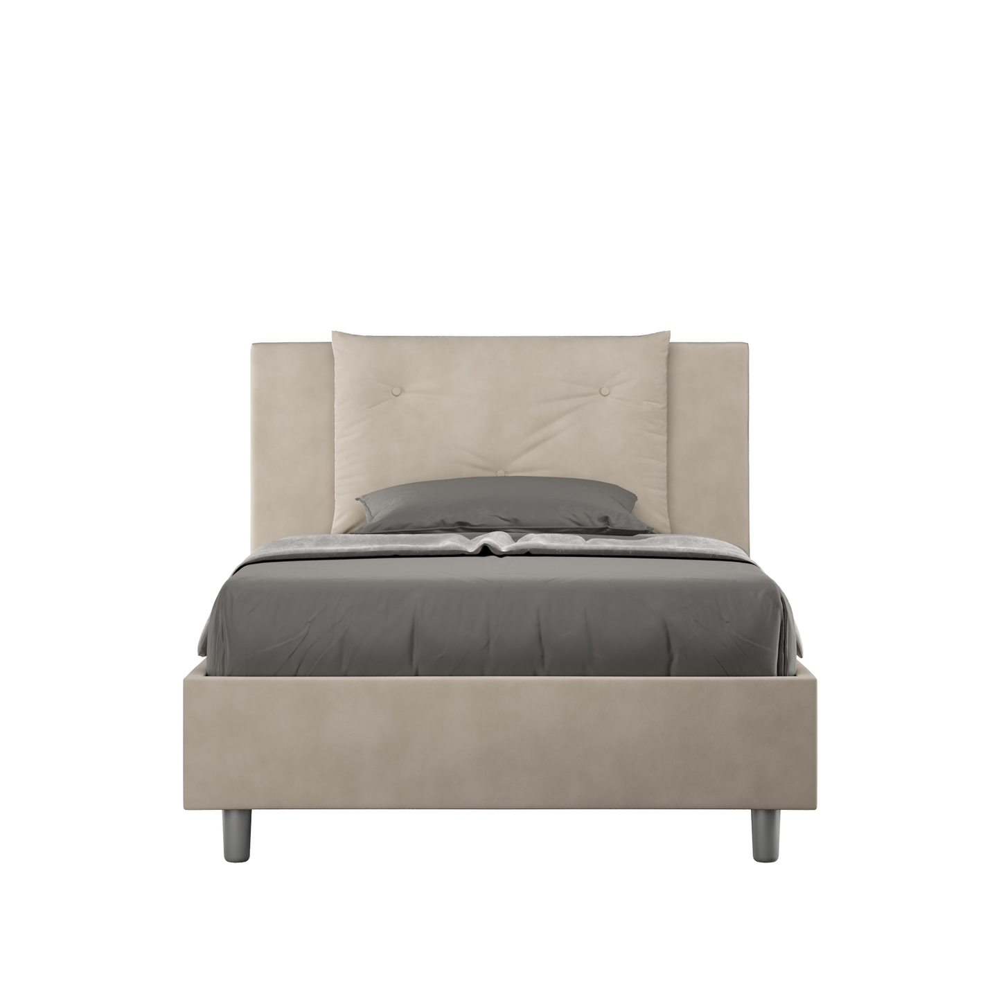 Letto imbottito 1 piazza e mezza 120x200 cm Appia