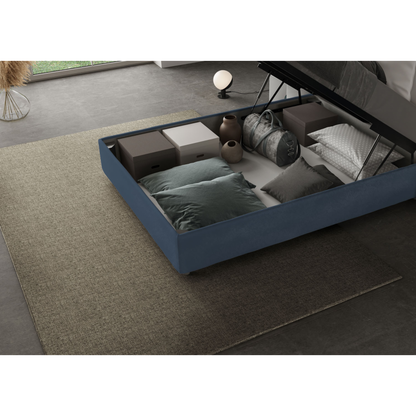 Letto imbottito 1 piazza e mezza 120x210 cm Mika