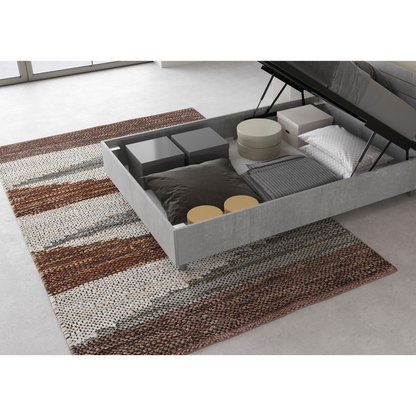 Letto 1 piazza e mezza 120x200 cm testata dritta con doghe Ankel