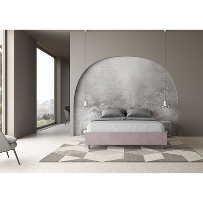 Letto Sommier imbottito Matrimoniale 160x210 cm Azelia