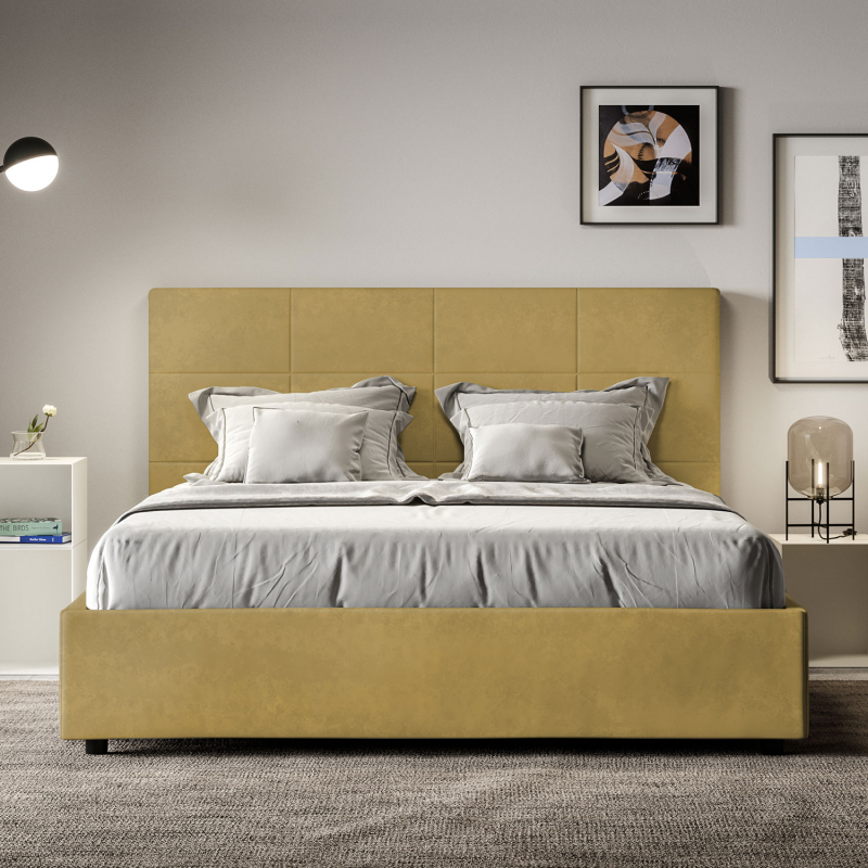 Letto imbottito Matrimoniale 160x210 cm Mika