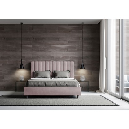 Letto imbottito Matrimoniale 160x200 cm Agueda