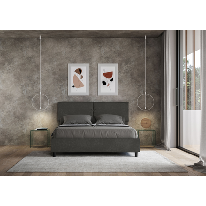 Letto imbottito Matrimoniale 160x190 cm Mados