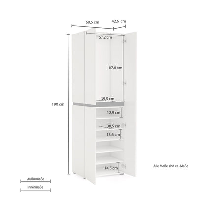 armadio 3 ante BOB Made in Italy