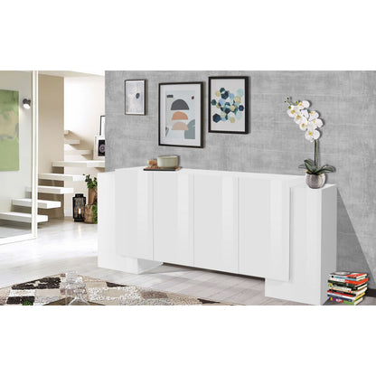 Pillon 210 Sideboard - 2+4 Doors - Glossy White