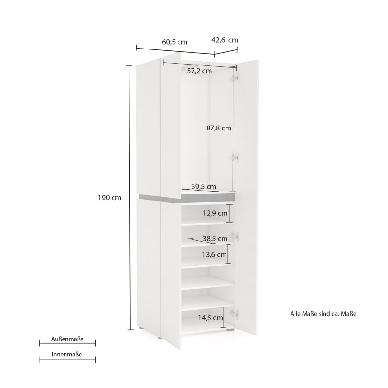 Scarpiera XL a 3 ante BOB made in Italy