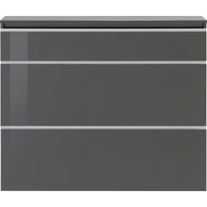 Magic 120 Shoe Rack - 2 Doors + 1 Flap - Glossy Anthracite