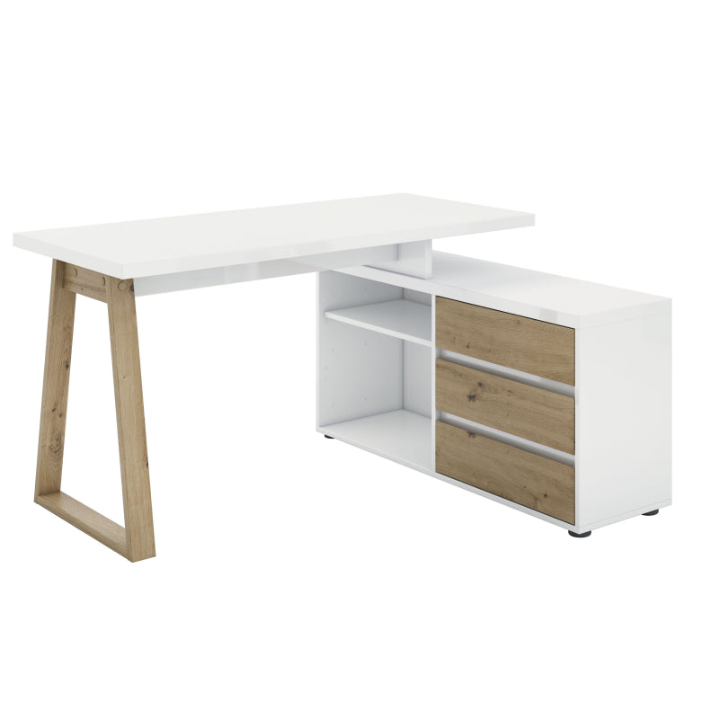 135cm desk with extension FIRST made in Italy