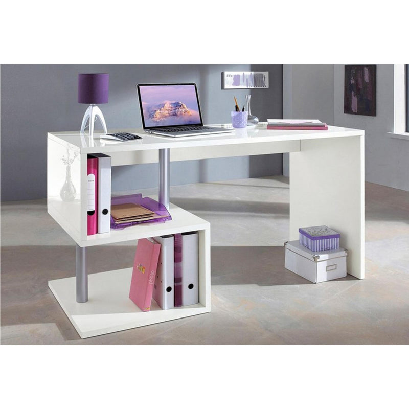 Esse 140 Desk - 140x77.5x60 - Glossy White