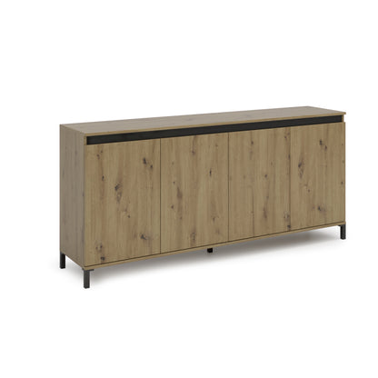 Sideboard a 4 ante artisan GENIO made in Italy