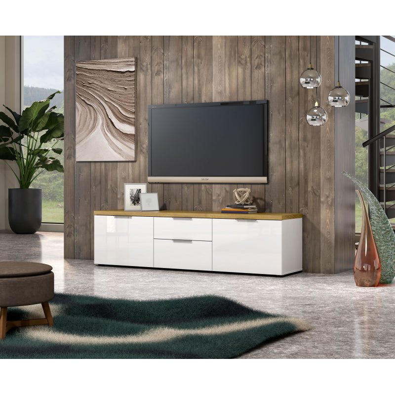 TV Lowboard 180 with 2 drawers and 2 doors IDEA 24