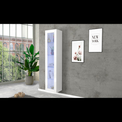 Maruska Showcase - 1 door - 40x180x30 - Glossy White